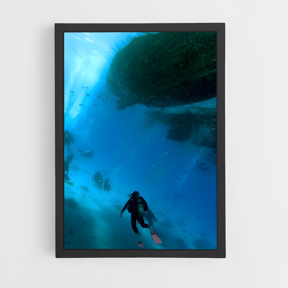 Poster Red sea – affiche Plongée sous-marine (vue 2)